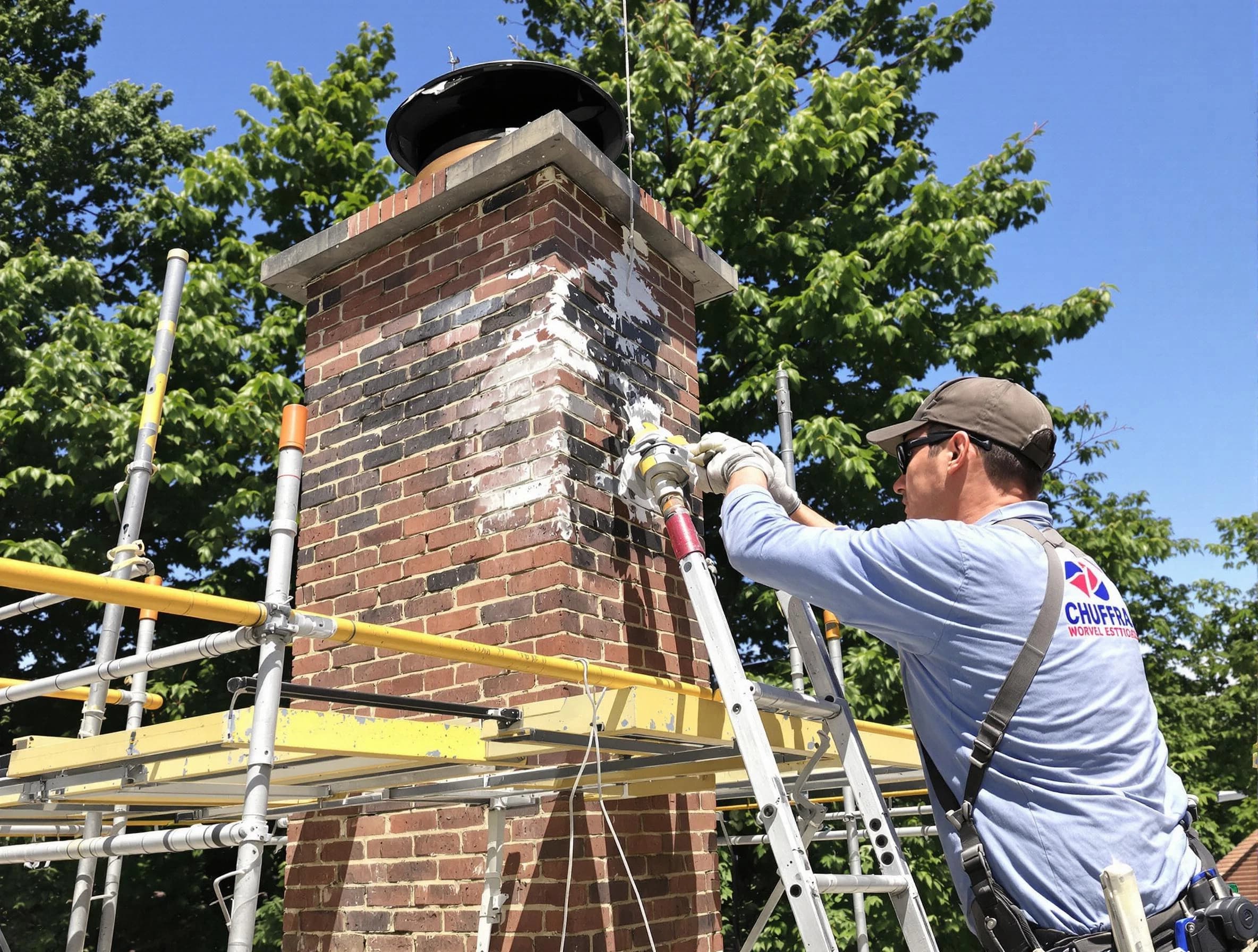 Structural chimney repair by Trussville Chimney Sweep in Trussville, AL