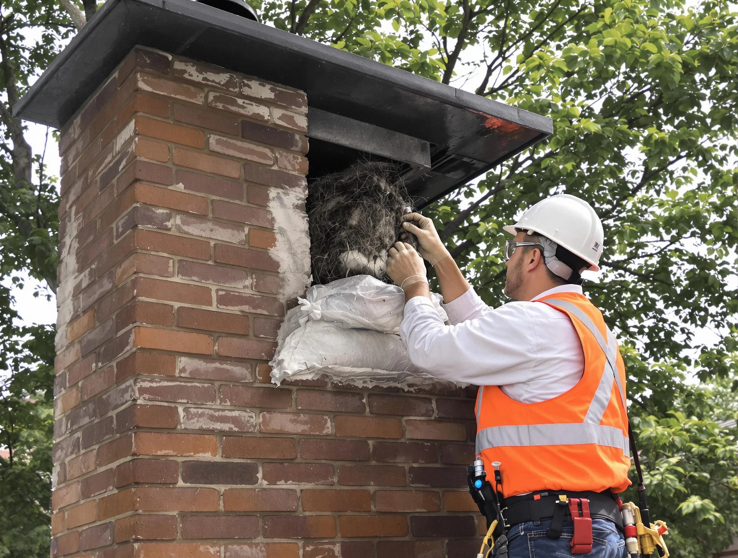 Humane removal of debris and animals by Trussville Chimney Sweep in Trussville, AL