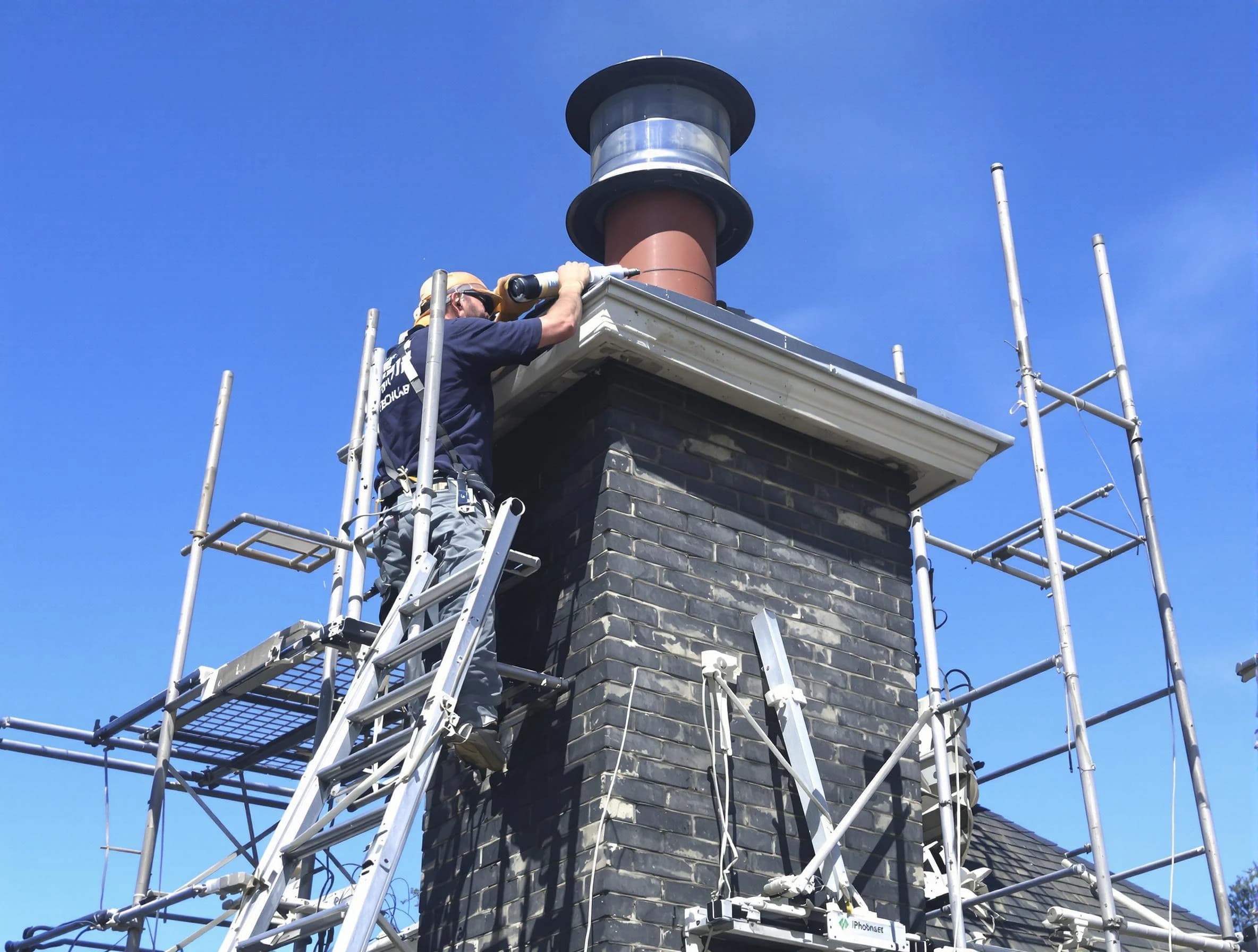 Sturdy chimney crown finished by Trussville Chimney Sweep in Trussville, AL