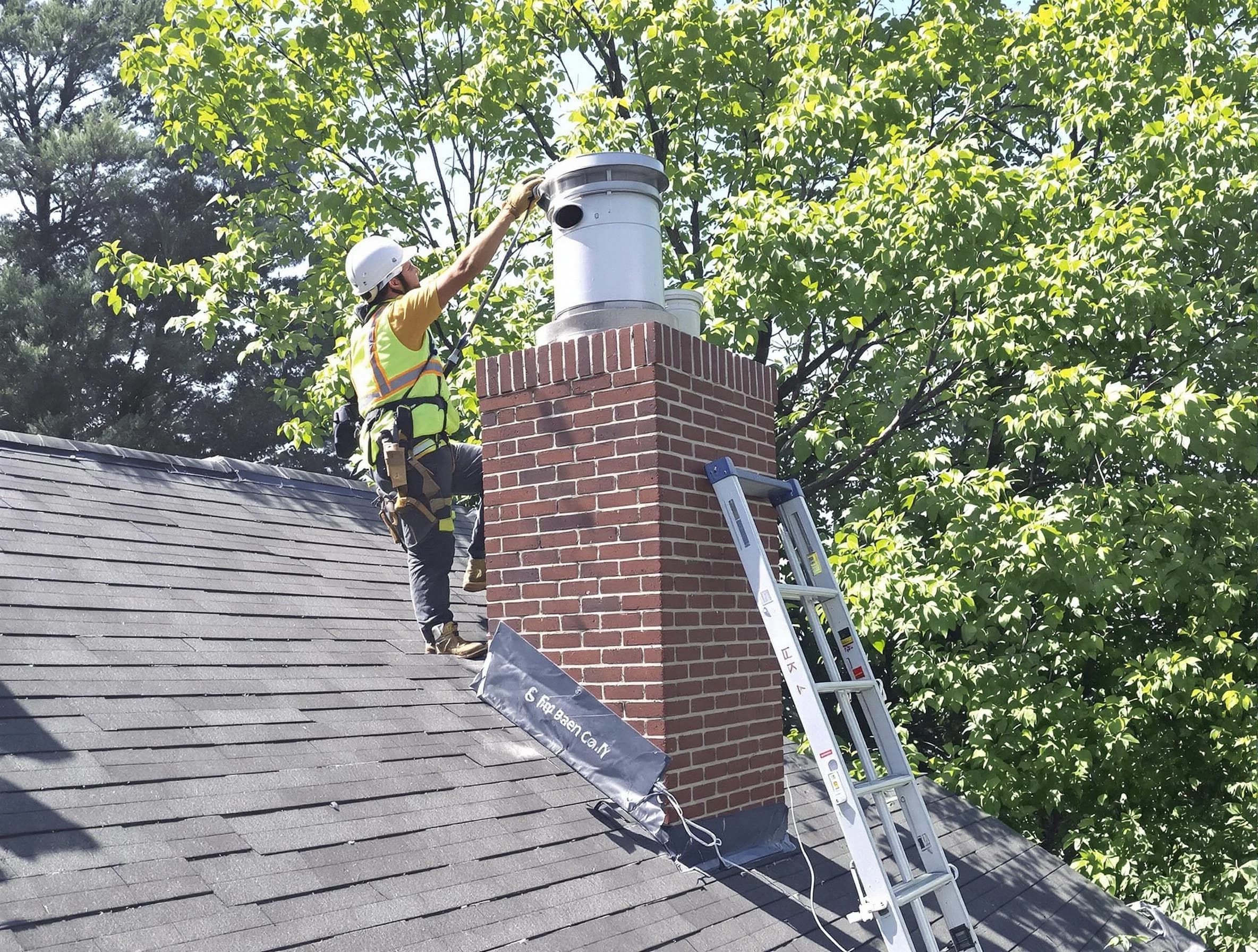 Chimney liner inspection by Trussville Chimney Sweep in Trussville, AL