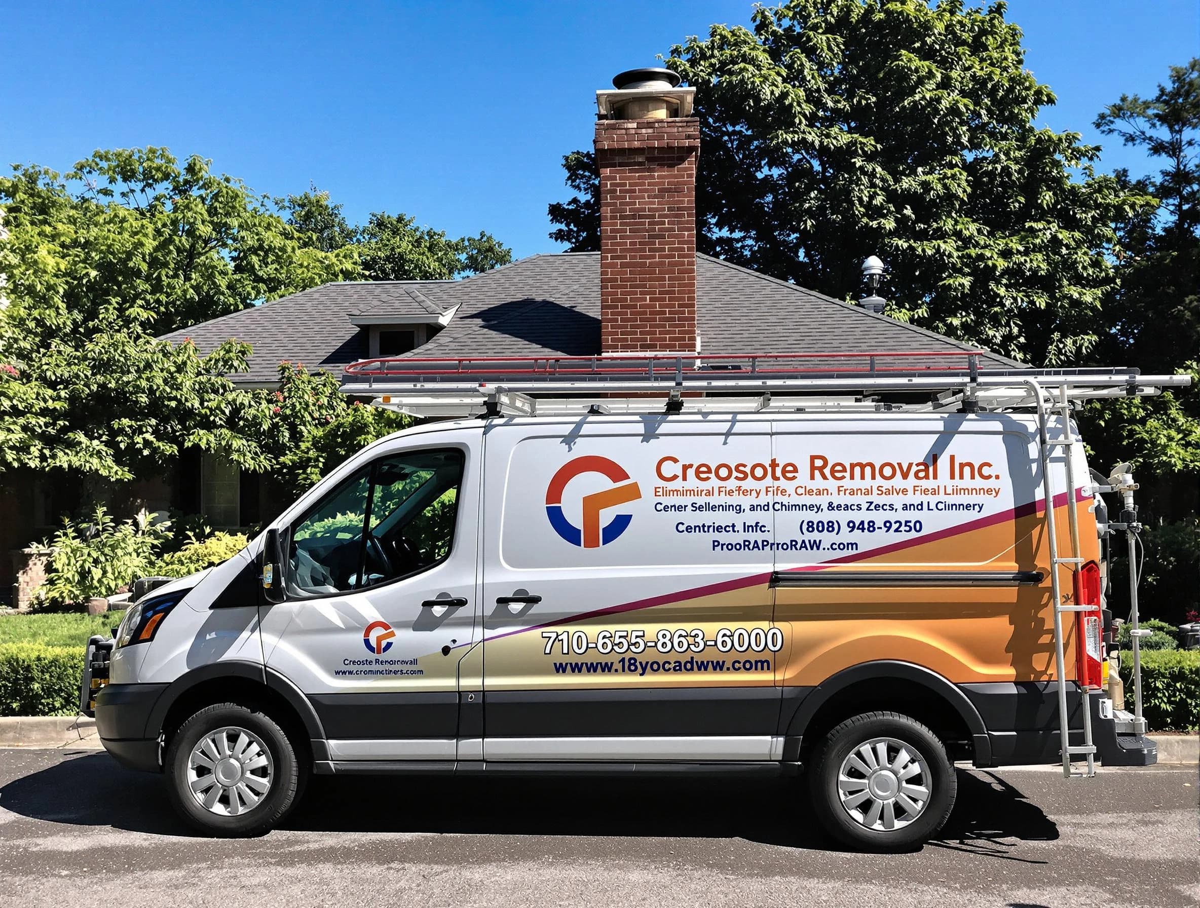 Trussville Chimney Sweep technician removing creosote safely in Trussville, AL